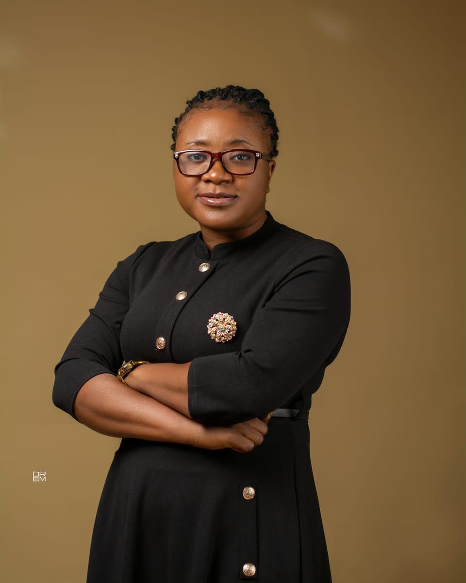Portrait of Dr. Mrs. Olufunto Adeleye, founder of the LAUTECH Neuroscience Group