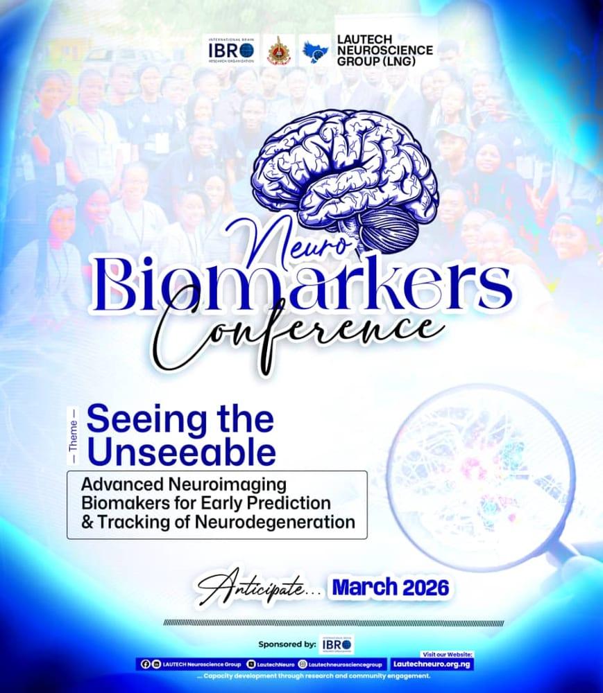 Neurobiomarkers Conference 2026 flyer